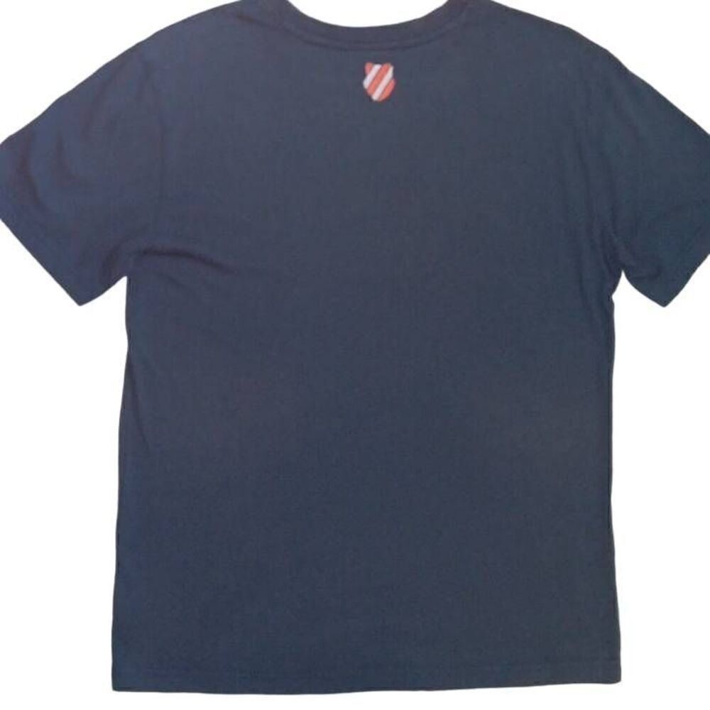 K-Swiss Tshirt Size Small Unisex or Women's PTP 19.5 Length 27" Color Dark Gre - Picture 4 of 7